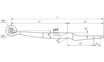 Полурессора для BPW, аналог 05.082.13.89.0